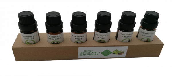 COFFRET DE 6 HUILES ESSENTIELLES