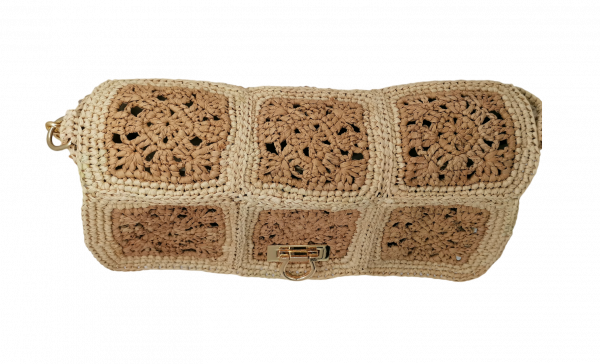 FASY BAG MM en raphia crochet