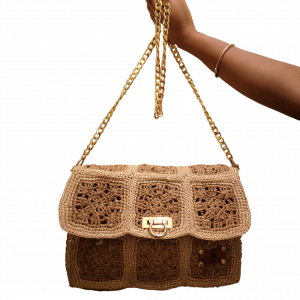 FASY BAG MM EN RAPHIA CROCHET