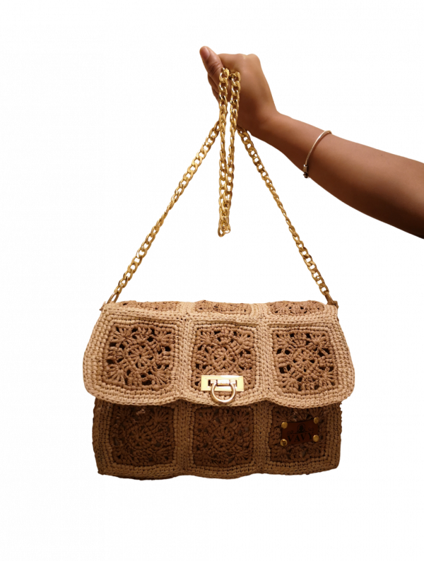 FASY BAG MM en raphia crochet
