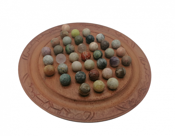 JEU SOLITAIRE EN PALISSANDRE
