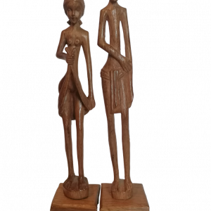 STATUE EN BOIS DE PALISSANDRE DE MADAGASCAR