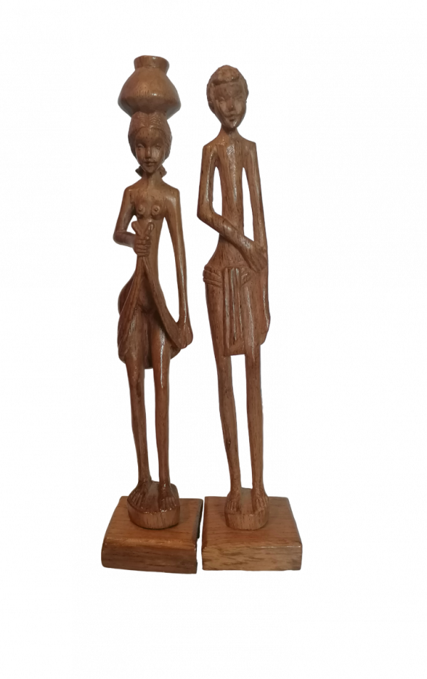 STATUE EN BOIS DE PALISSANDRE DE MADAGASCAR