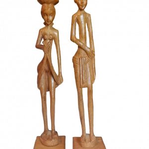 STATUE EN BOIS DE PALISSANDRE DE MADAGASCAR