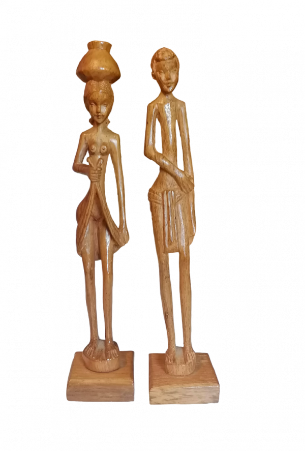 STATUE EN BOIS DE PALISSANDRE DE MADAGASCAR